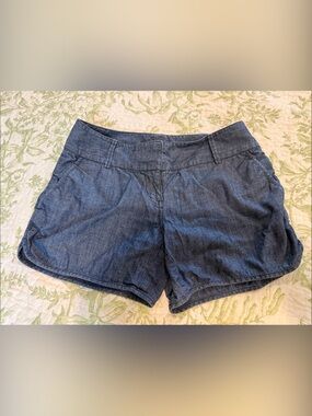 The Limited Women's Dark Blue Denim-Style Shorts